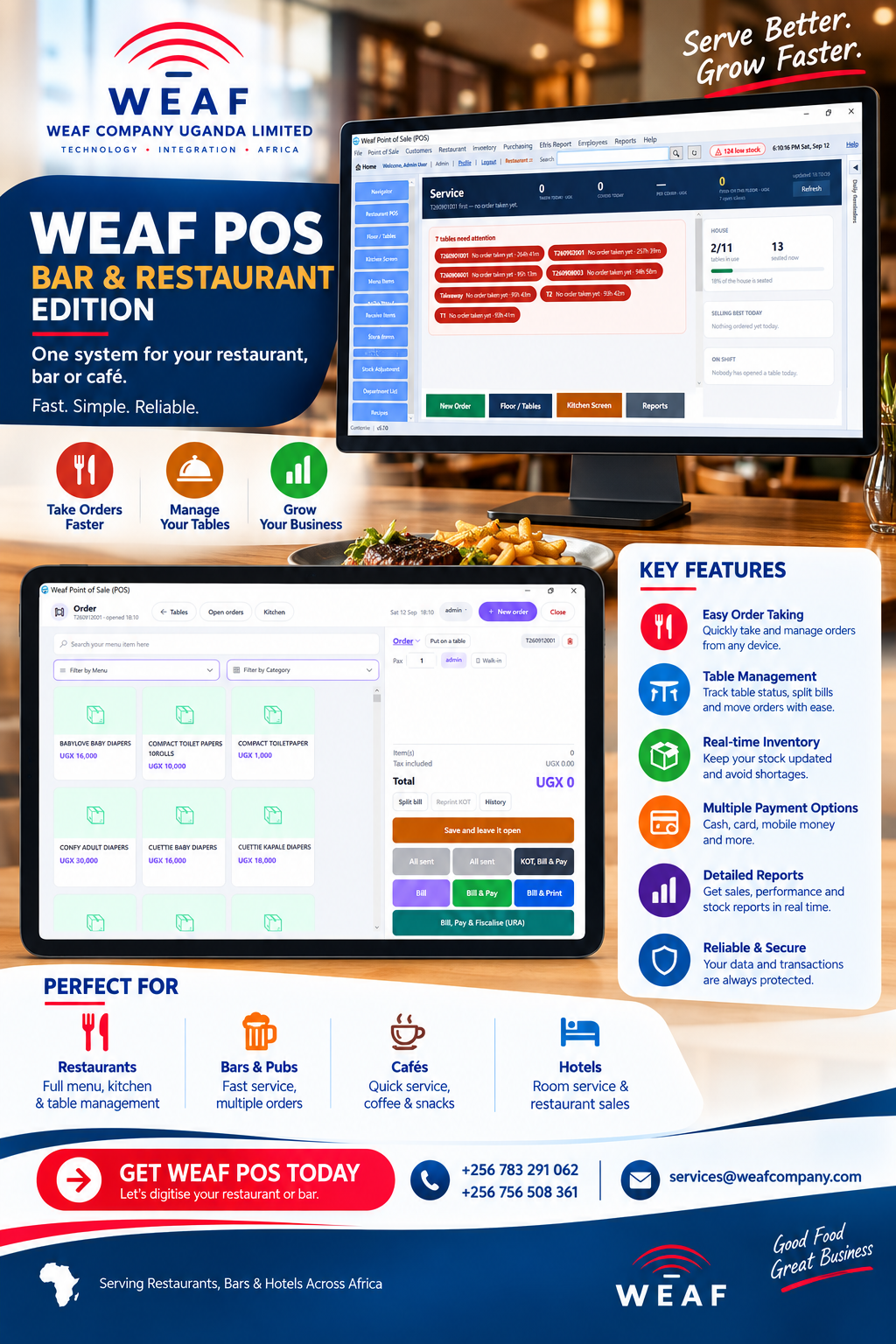 Weaf POS Bar & Restaurant Edition
